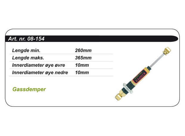 Støtdemper Ski-Doo Kimpex Gold - Gass 414620800  415040200  415033000 